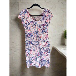 Decree Floral/Splatter Bodycon Dress